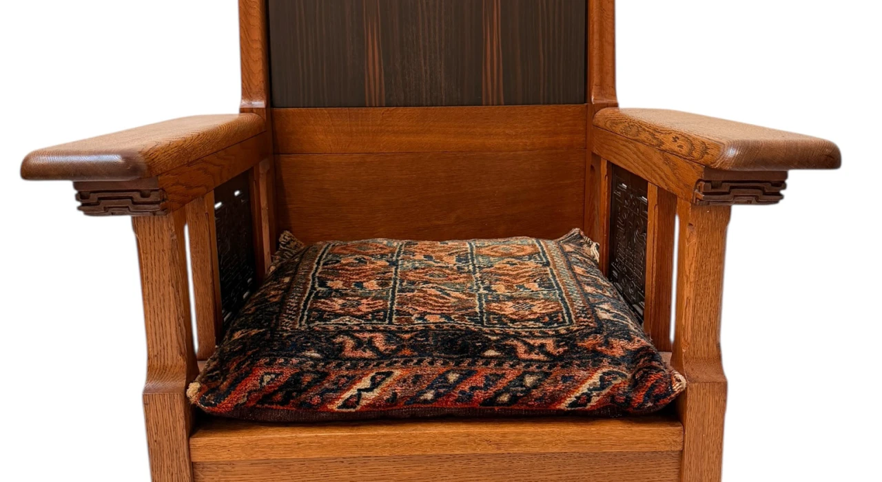 Arts & Crafts Art Nouveau Armchair by Carel Adolph Lion Cachet, 1900s